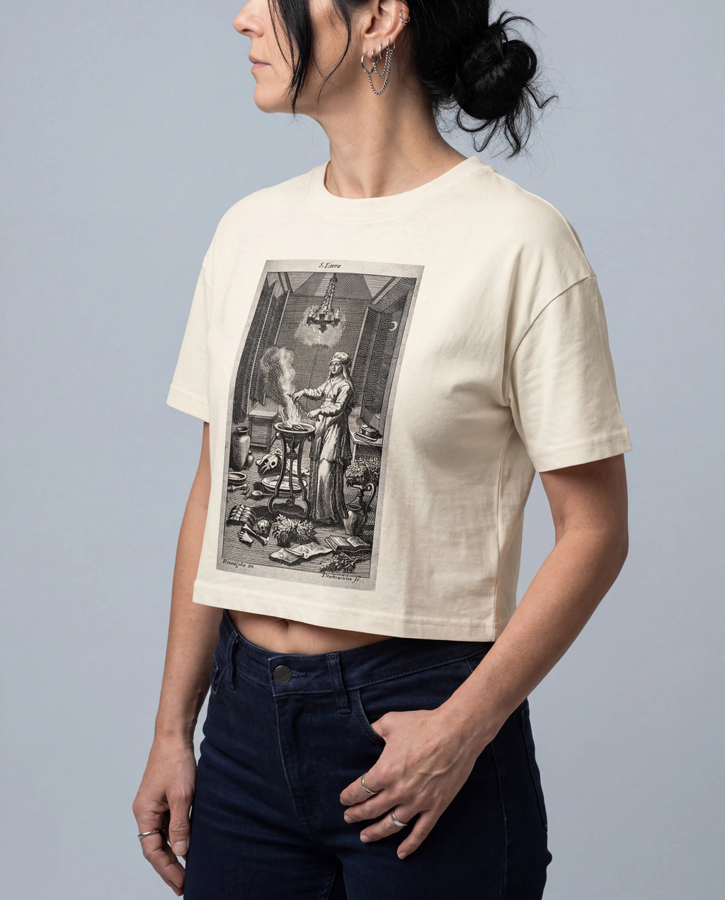 Kadın Crop Tişört