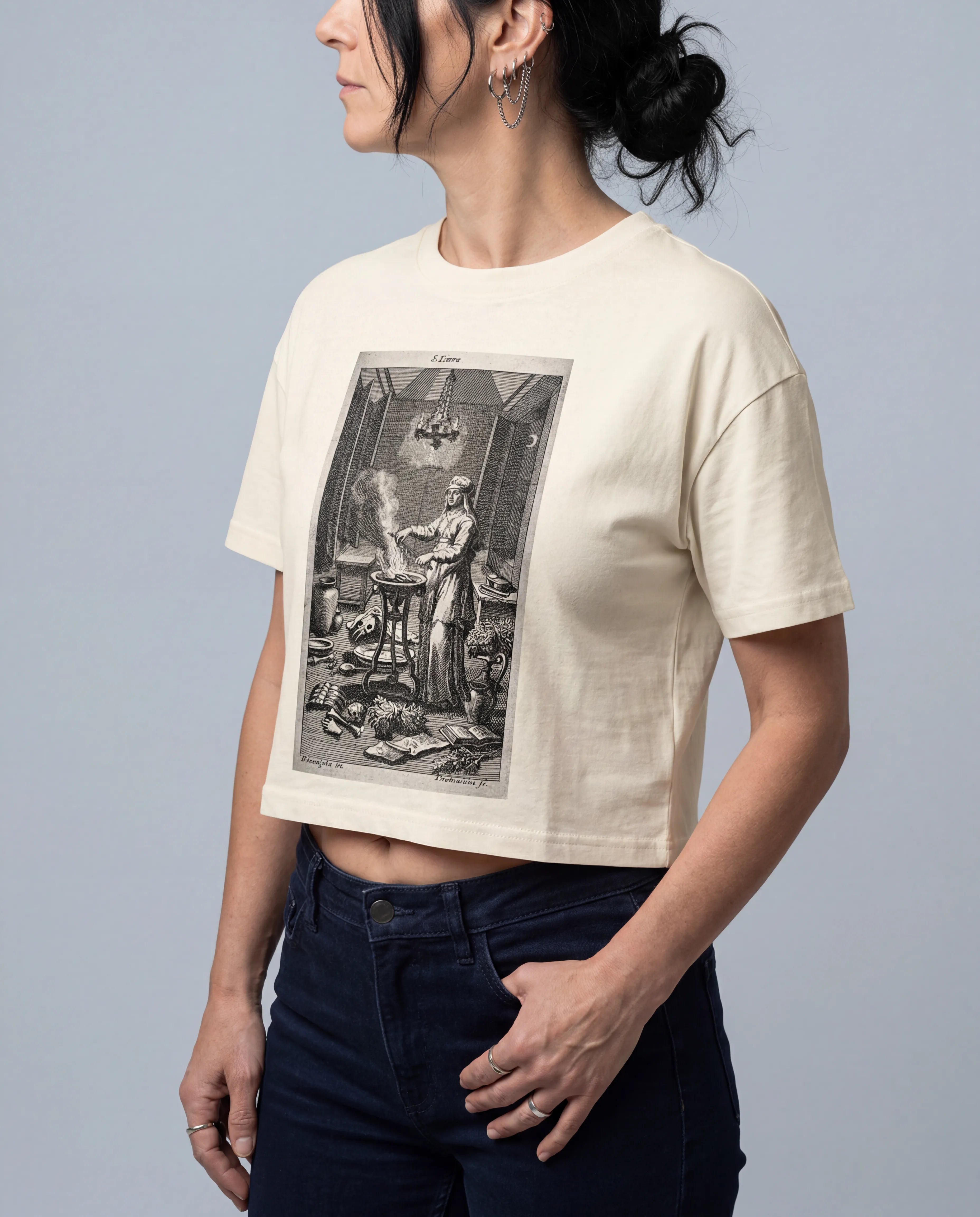 Kadın Crop Tişört