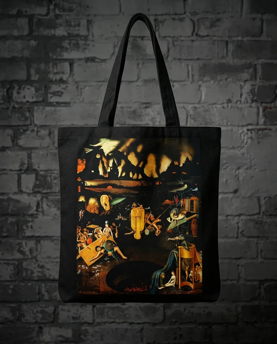Black Canvas Art Print Bag 35*40