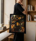 Black Canvas Art Print Bag 35*40