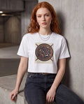Women's Crop Top Dendera Temple Zodiac Themed